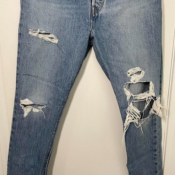 LEVI’S 501 Skinny Distressed Jean - Picture 5 of 8